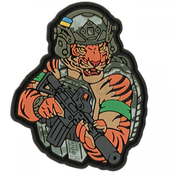 M-Tac Tiger Green Tape Rubber Patch - MM14