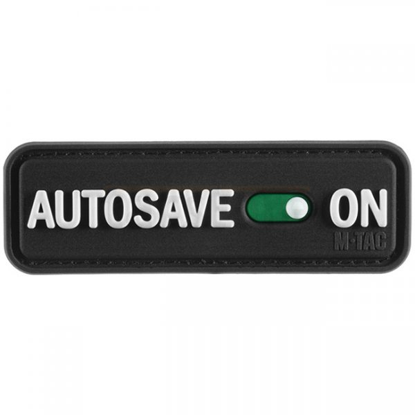 M-Tac Autosave Rubber Patch - Black