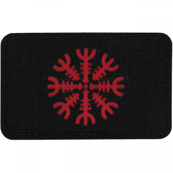 M-Tac Helm of Terror Horizontal Laser Cut Patch - Black / Red