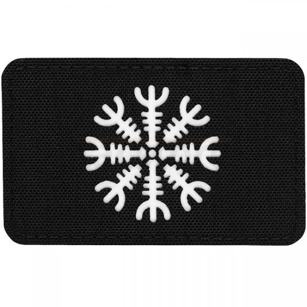 M-Tac Helm of Terror Horizontal Laser Cut Patch GID - Black