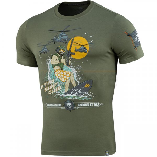 M-Tac Surf Club T-Shirt - Light Olive - L