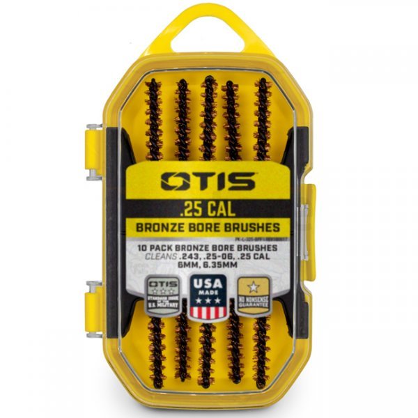 Otis Bronze Bore Brushes 6mm/cal .243 10 Pack