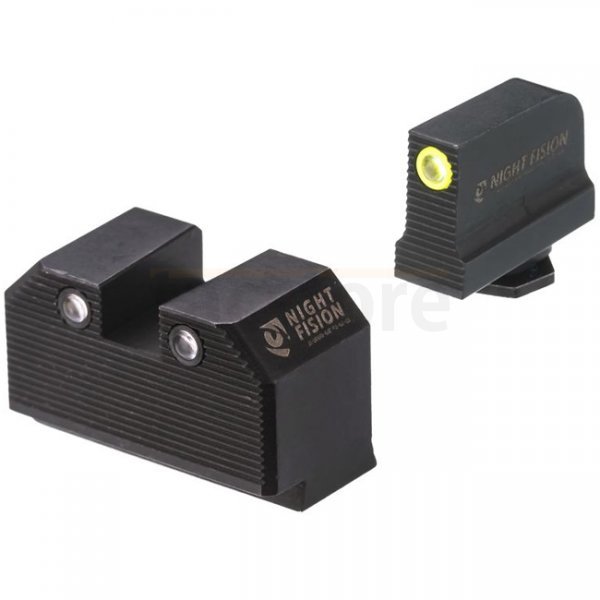 Night Fision Optics Ready Stealth Lower 1/3rd Night Sight Set Glock 17/19/34 & RMR/507C/SRO/ACRO - Yellow