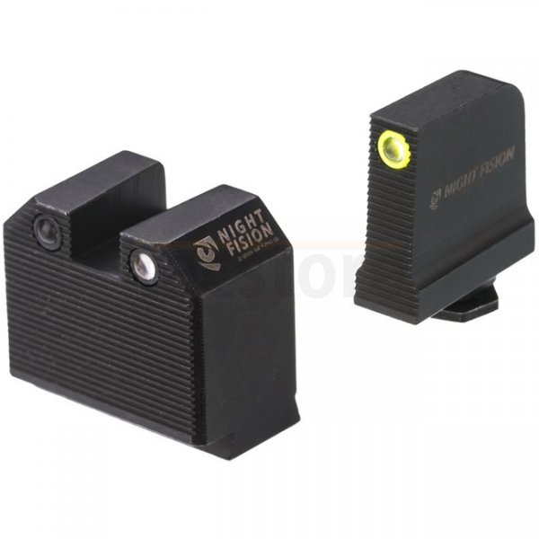 Night Fision Optics Ready Stealth Night Sight Set Glock 43/43X & RMRcc - Yellow