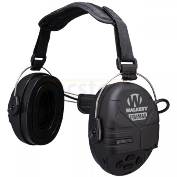 Walkers FireMax Digital Earmuff Behind The Neck - Black