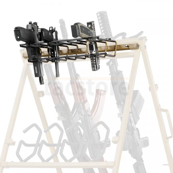 Savior Equipment Shorty Rifle Rack Pistol Rack Attachment 8 Slots - RAL 8000