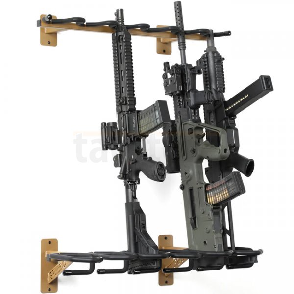 Savior Equipment Rifle Wall Rack 6 Slots - RAL 8000