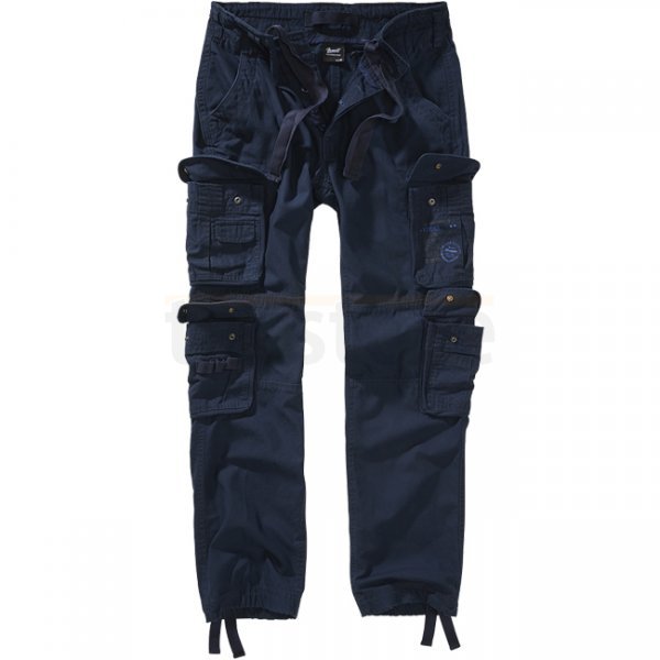 Brandit Pure Slim Fit Trousers - Navy - L