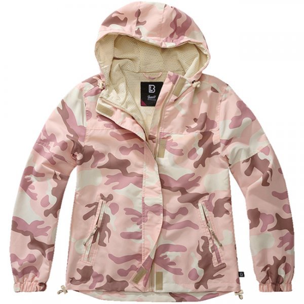 Brandit Ladies Summer Windbreaker Frontzip - Candy Camo - S