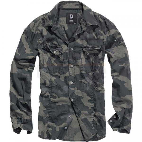 Brandit Shirt Slim - Darkcamo - 4XL