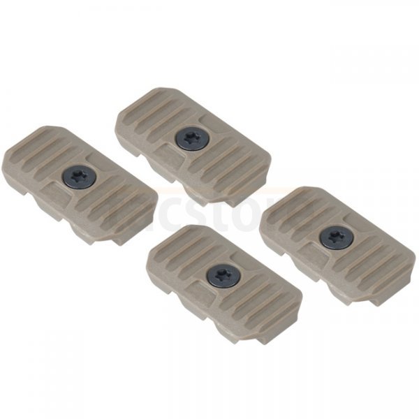 Strike Industries M-LOK Cable Management Covers Short 4pcs - Dark Earth