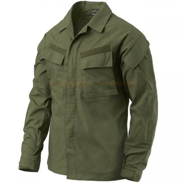 Helikon-Tex Raid Shirt - PolyCotton Stretch Ripstop - Olive Green - M