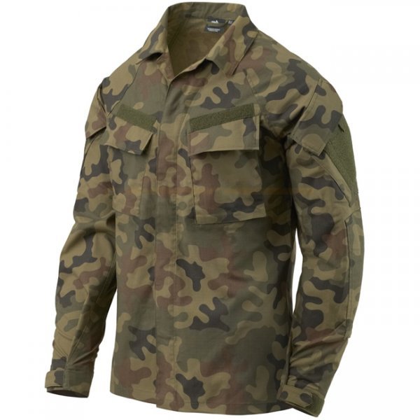 Helikon-Tex Raid Shirt - PolyCotton Stretch Ripstop - PL Woodland - L