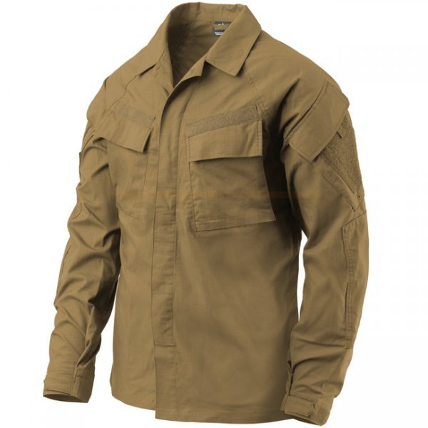 Helikon-Tex Raid Shirt - PolyCotton Stretch Ripstop - Coyote - XS