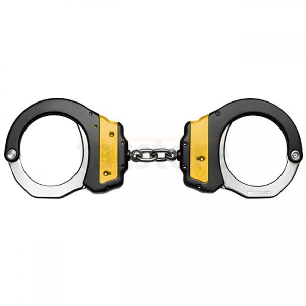 ASP Identifier Chain Ultra Plus Cuffs Steel Bow - Yellow