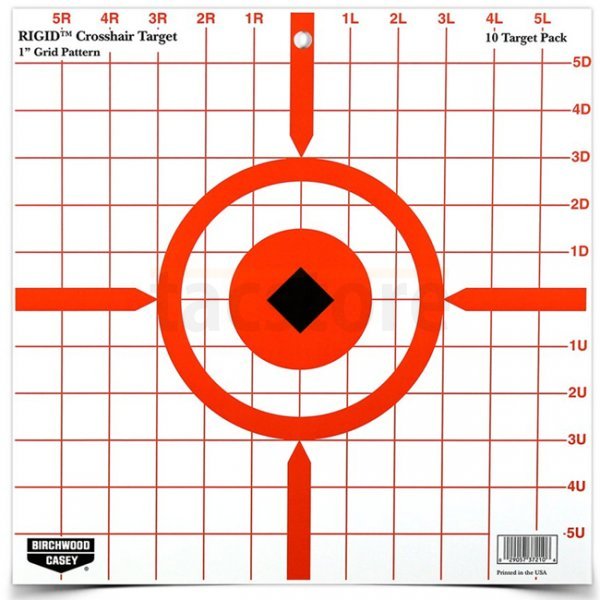 Birchwood Casey Rigid 12 Inch Crosshair Sight-In 10 Targets