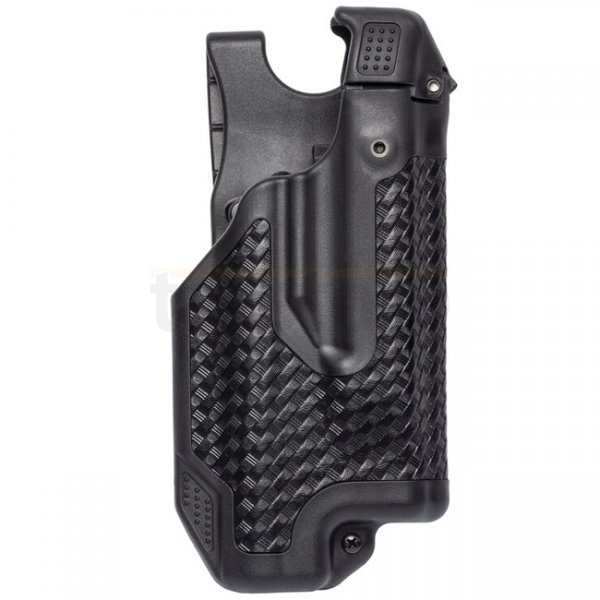 BLACKHAWK EPOCH Basketweave Level 3 Light Bearing Duty Holster Glock 17/22/31 RH - Black