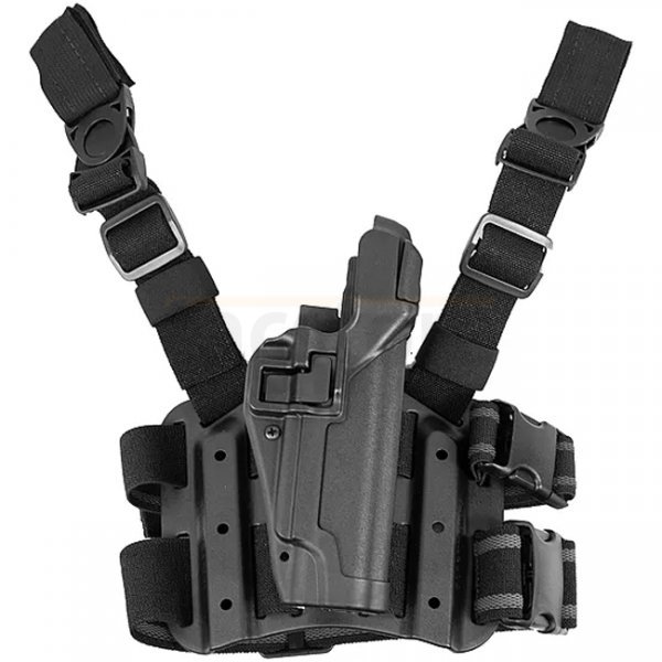 BLACKHAWK Level 3 Tactical SERPA Holster Beretta 92/96/M9A1/92A1/96A1 RH - Black