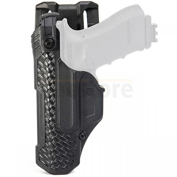 BLACKHAWK T-Series L3D Duty Holster Basketweave SIG P320/P250 LH - Black