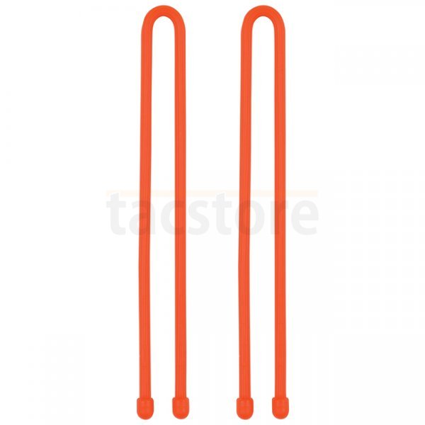 Nite Ize Gear Tie Reusable Rubber Twist Tie 2 Pack 12 Inch - Orange