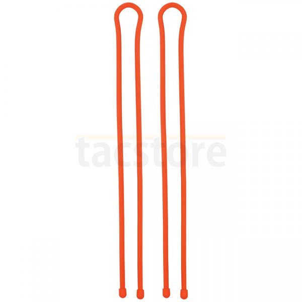 Nite Ize Gear Tie Reusable Rubber Twist Tie 2 Pack 32 Inch - Orange