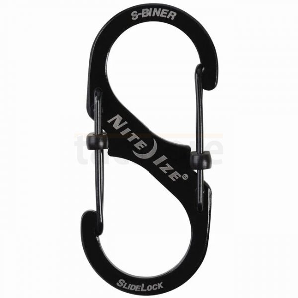 Nite Ize S-Biner Stainless Steel SlideLock #3 - Black