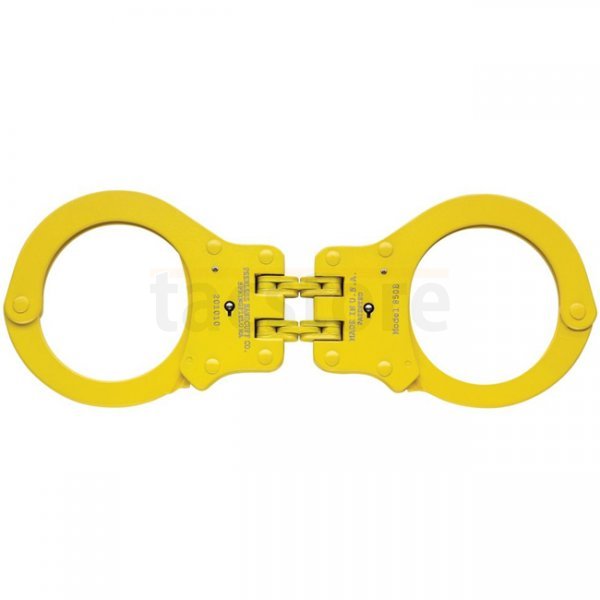 Peerless Model 850C Hinged Handcuff - Yellow