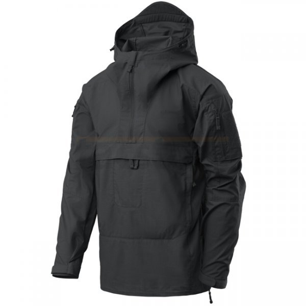 Helikon-Tex Tracer Anorak Jacket - Polycotton Stretch Ripstop - Black - S