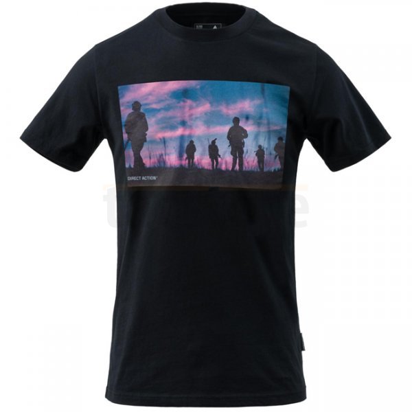 Direct Action Sunset T-Shirt - Black - L