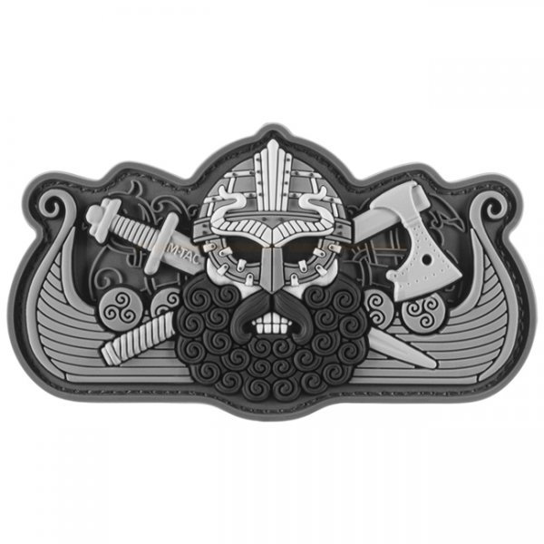 M-Tac Vikings Drakkar Rubber Patch - Grey