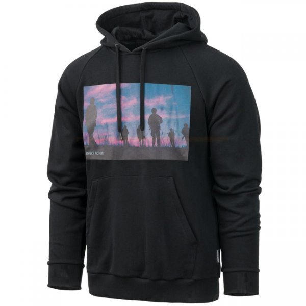 Direct Action Hoodie Sunset - Black - L