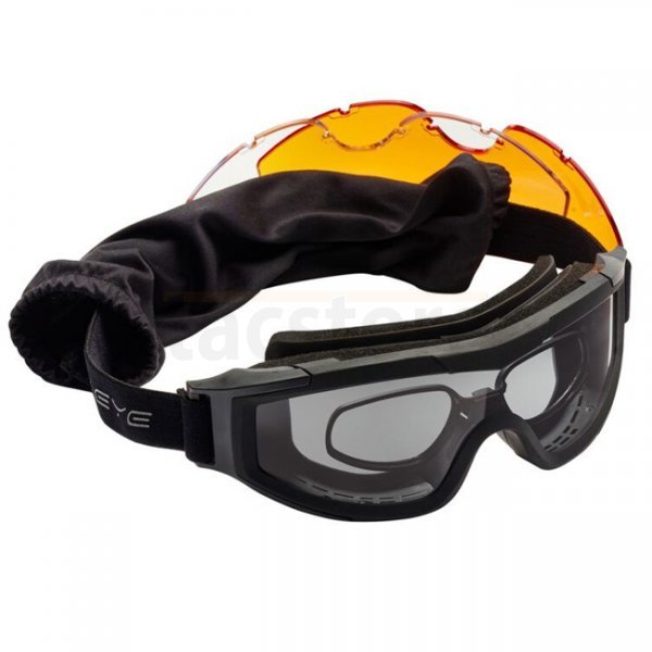 SwissEye F-Tac Goggle Smoke / Orange / Clear - Black