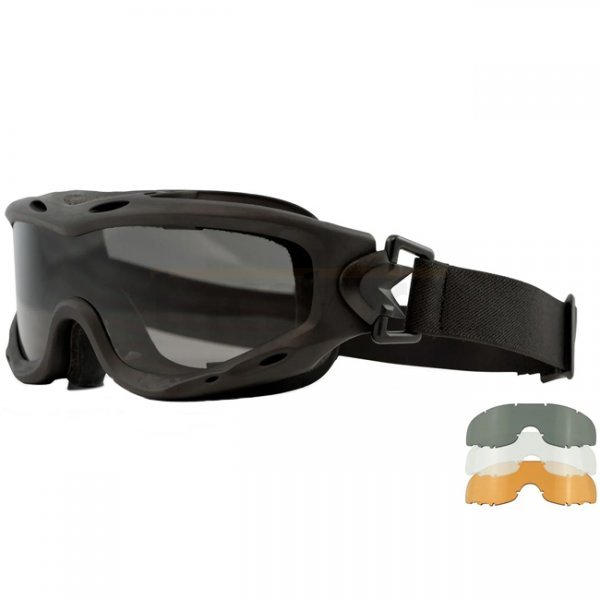 Wiley X Spear Goggle Grey / Clear / Light Rust - Black