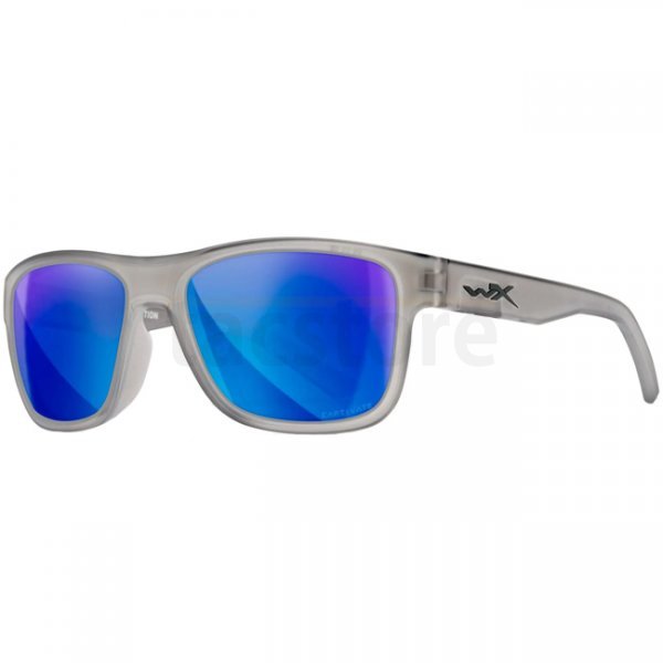 Wiley X WX Ovation Captivate Polarized Blue Mirror - Transparent