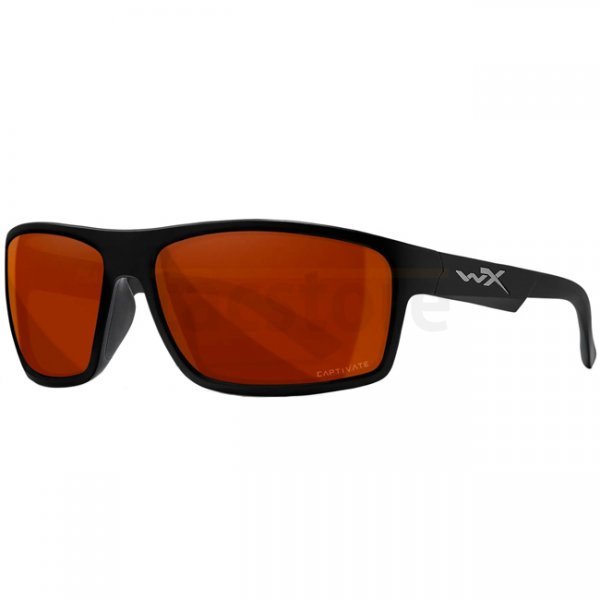 Wiley X WX Peak Captivate Polarized Copper - Black