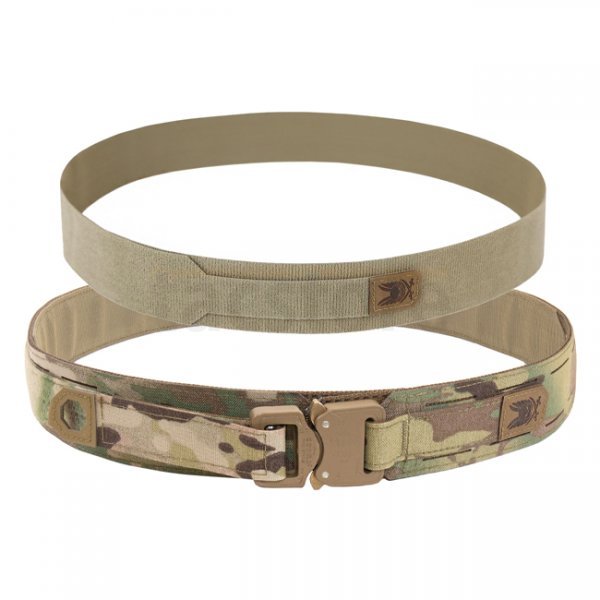 Warrior Laser Cut Fight Light Belt & Internal Velcro Belt - Multicam - L