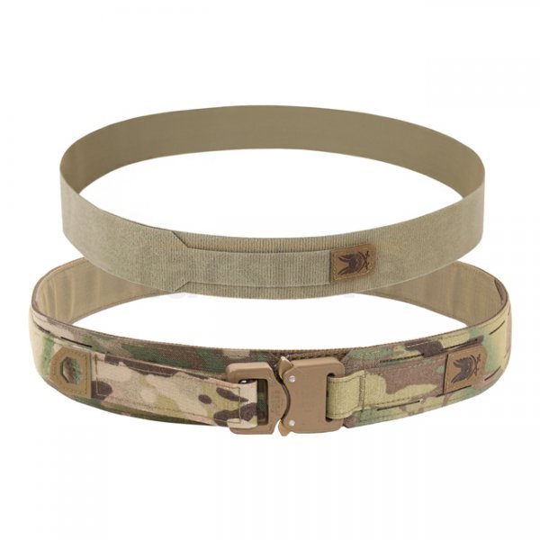 Warrior Laser Cut Fight Light Belt & Internal Velcro Belt - Multicam - XL