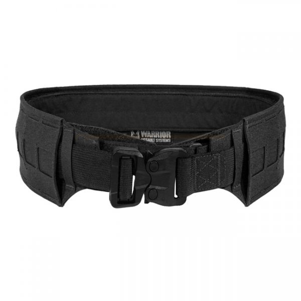 Warrior Laser Cut Low Profile MOLLE Belt - Black - M