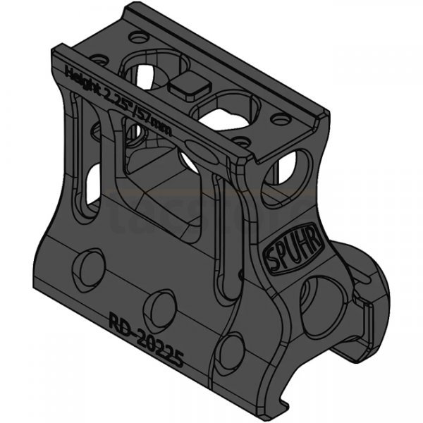 Spuhr Aimpoint T-2 Mount H57 mm/2.25 Inch Picatinny