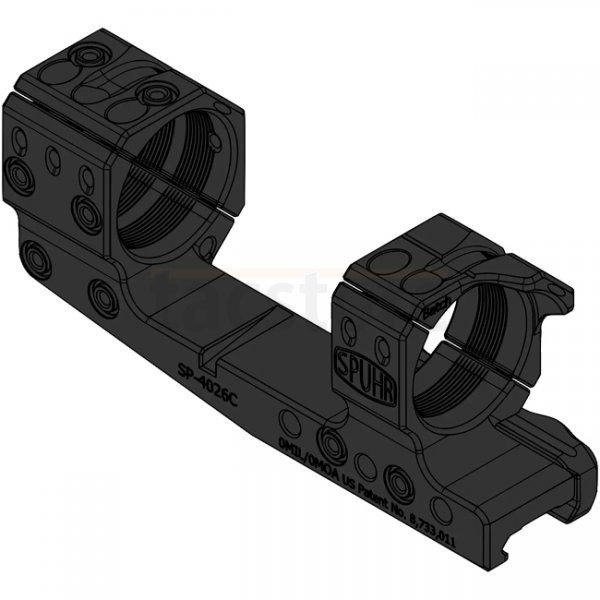 Spuhr Cantilever Scope Mount 34 H32mm/1.26 Inch 0MIL Picatinny Gen3