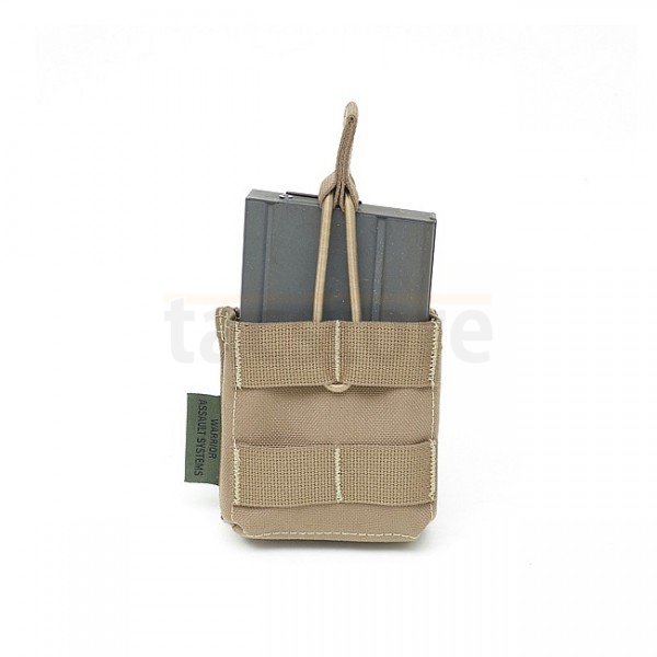 Warrior Single SCAR H / M14 / SR25 Open Magazine Pouch - Coyote