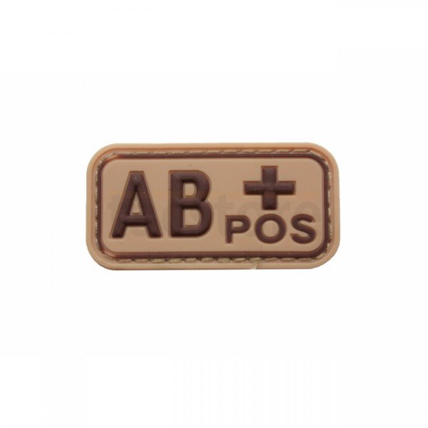 Pitchfork Blood Type AB POS Patch - Tan