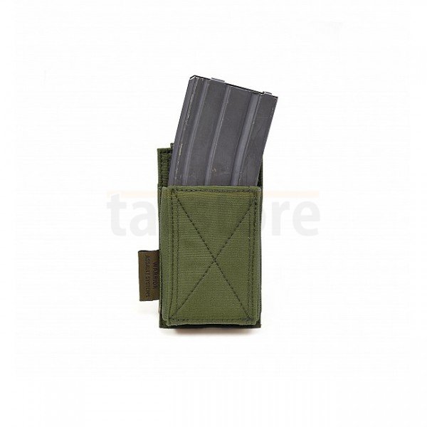 Warrior Single Elastic Magazine Pouch - Olive