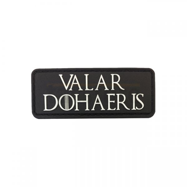 Pitchfork Valar Dohaeris Patch - Black