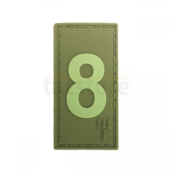 Pitchfork Number 8 Patch - Olive