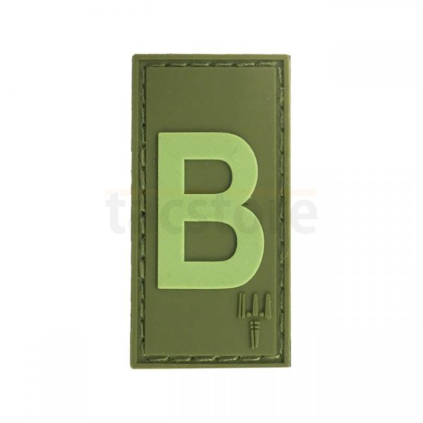 Pitchfork Letter B Patch - Olive