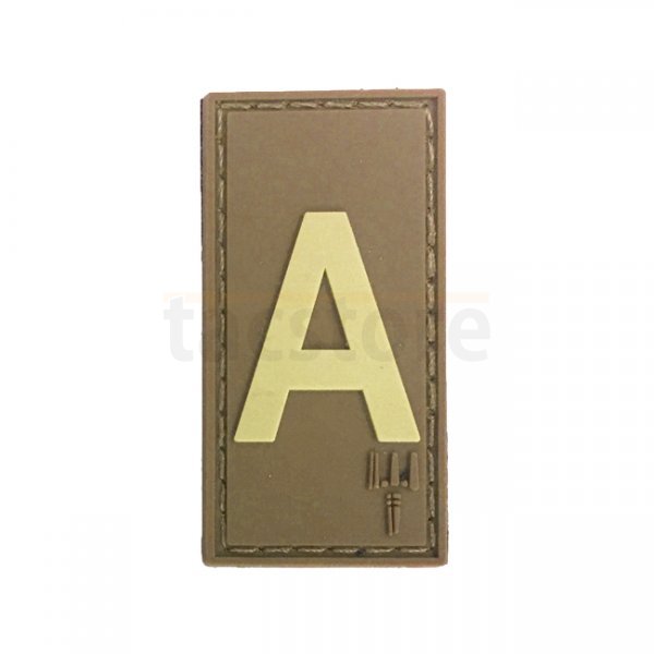 Pitchfork Letter A Patch - Tan