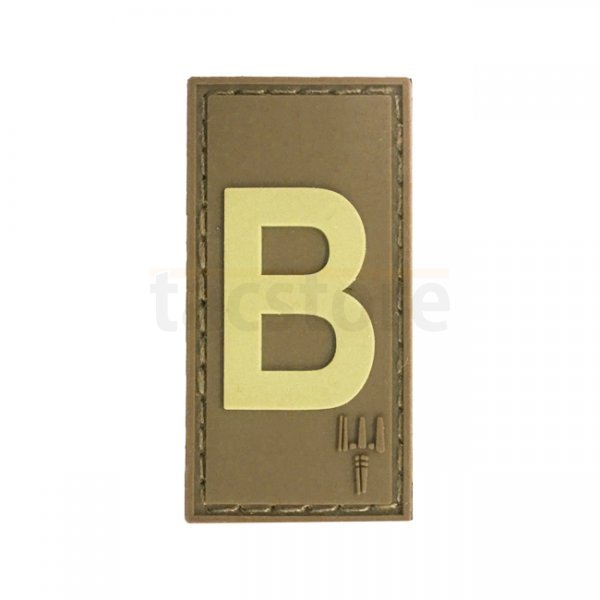 Pitchfork Letter B Patch - Tan