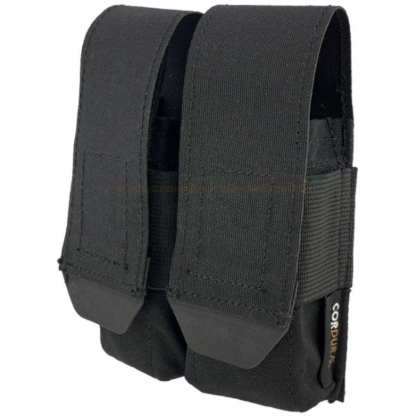 Pitchfork Closed Double Pistol Magazine Pouch - Black