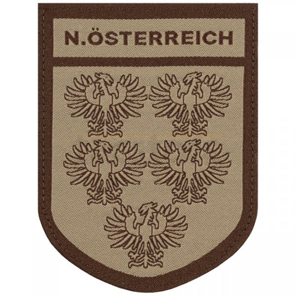 Clawgear Niederoesterreich Shield Patch - Desert